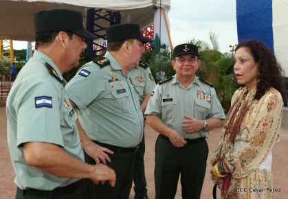 Acto del 37 Aniversario del Ejército de Nicaragua