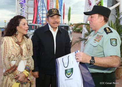 Acto del 37 Aniversario del Ejército de Nicaragua