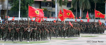 Desfile por el 37 Aniversario del Ejército de Nicaragua