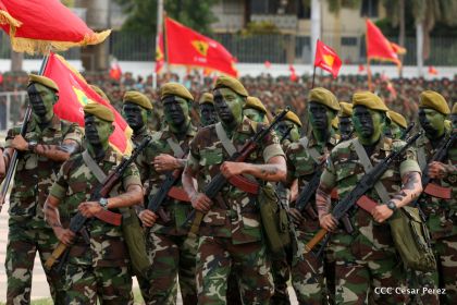 Desfile por el 37 Aniversario del Ejército de Nicaragua