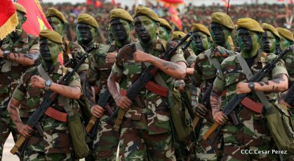 Desfile por el 37 Aniversario del Ejército de Nicaragua