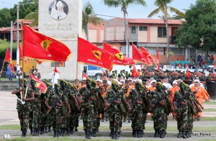 Desfile por el 37 Aniversario del Ejército de Nicaragua
