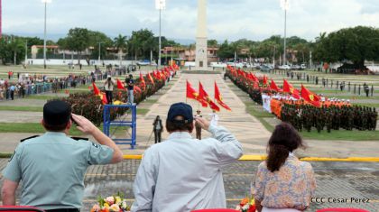 Desfile por el 37 Aniversario del Ejército de Nicaragua