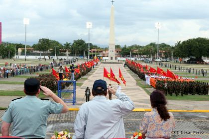 Desfile por el 37 Aniversario del Ejército de Nicaragua
