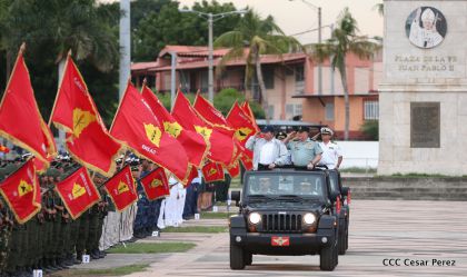 Desfile por el 37 Aniversario del Ejército de Nicaragua