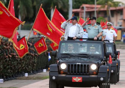 Desfile por el 37 Aniversario del Ejército de Nicaragua
