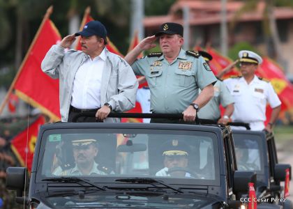 Desfile por el 37 Aniversario del Ejército de Nicaragua