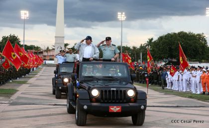 Desfile por el 37 Aniversario del Ejército de Nicaragua