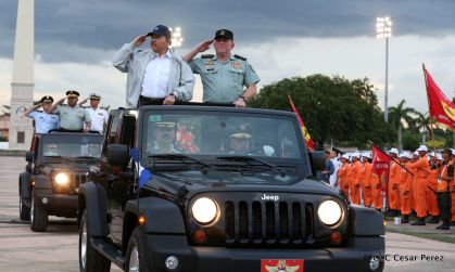 Desfile por el 37 Aniversario del Ejército de Nicaragua