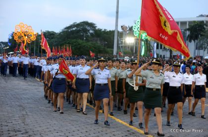 Desfile por el 37 Aniversario del Ejército de Nicaragua