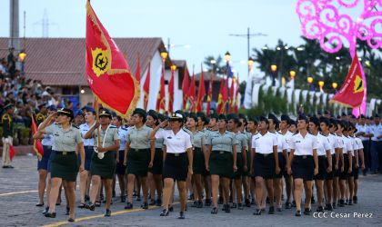 Desfile por el 37 Aniversario del Ejército de Nicaragua