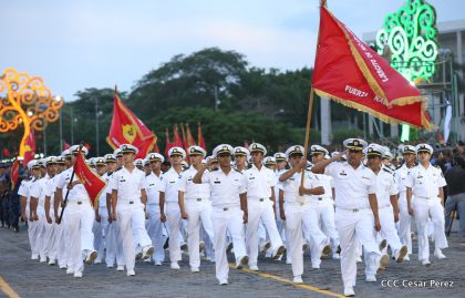 Desfile por el 37 Aniversario del Ejército de Nicaragua