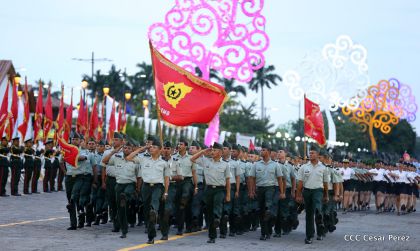 Desfile por el 37 Aniversario del Ejército de Nicaragua