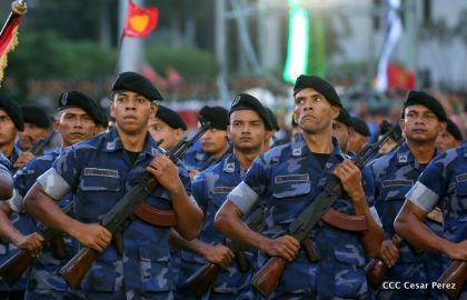 Desfile por el 37 Aniversario del Ejército de Nicaragua