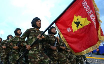 Desfile por el 37 Aniversario del Ejército de Nicaragua