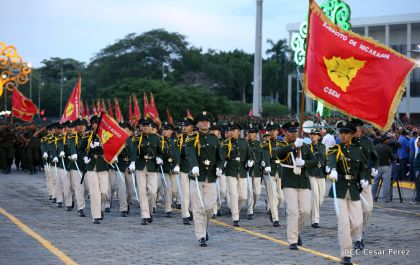 Desfile por el 37 Aniversario del Ejército de Nicaragua