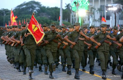 Desfile por el 37 Aniversario del Ejército de Nicaragua