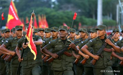 Desfile por el 37 Aniversario del Ejército de Nicaragua