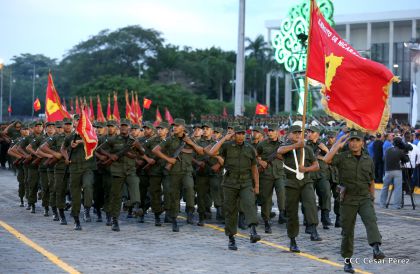 Desfile por el 37 Aniversario del Ejército de Nicaragua