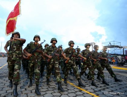 Desfile por el 37 Aniversario del Ejército de Nicaragua