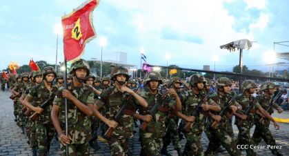 Desfile por el 37 Aniversario del Ejército de Nicaragua