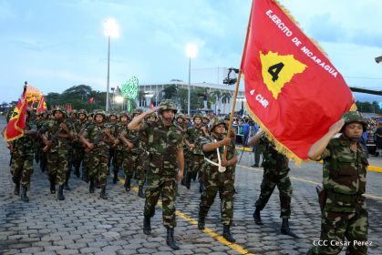 Desfile por el 37 Aniversario del Ejército de Nicaragua