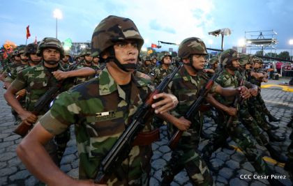 Desfile por el 37 Aniversario del Ejército de Nicaragua