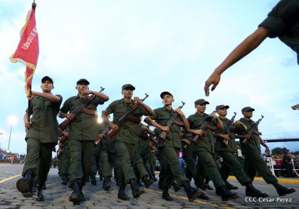 Desfile por el 37 Aniversario del Ejército de Nicaragua