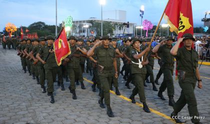 Desfile por el 37 Aniversario del Ejército de Nicaragua