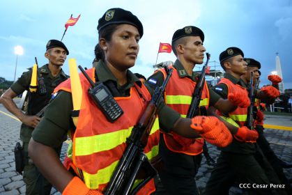 Desfile por el 37 Aniversario del Ejército de Nicaragua