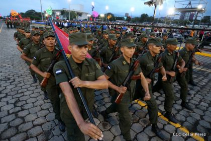 Desfile por el 37 Aniversario del Ejército de Nicaragua