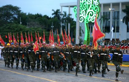 Desfile por el 37 Aniversario del Ejército de Nicaragua