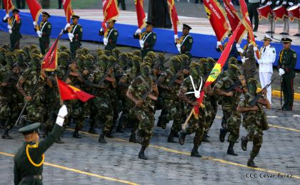 Desfile por el 37 Aniversario del Ejército de Nicaragua