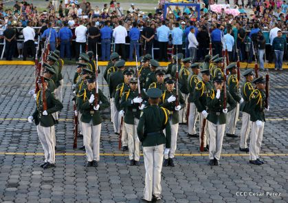 Desfile por el 37 Aniversario del Ejército de Nicaragua