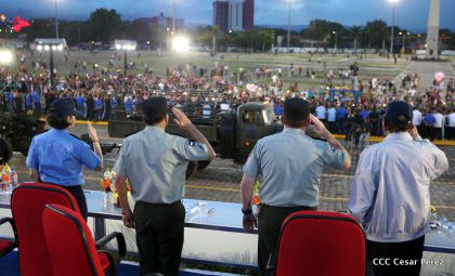 Desfile por el 37 Aniversario del Ejército de Nicaragua
