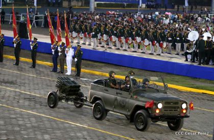 Desfile por el 37 Aniversario del Ejército de Nicaragua