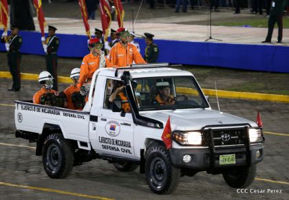 Desfile por el 37 Aniversario del Ejército de Nicaragua