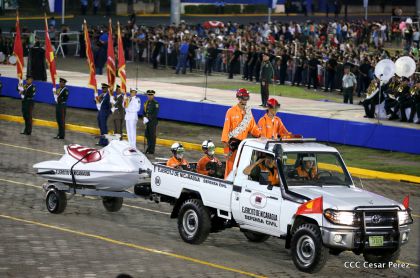 Desfile por el 37 Aniversario del Ejército de Nicaragua