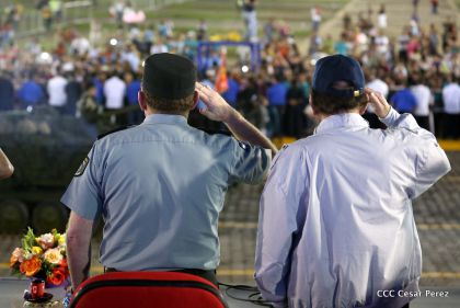 Desfile por el 37 Aniversario del Ejército de Nicaragua