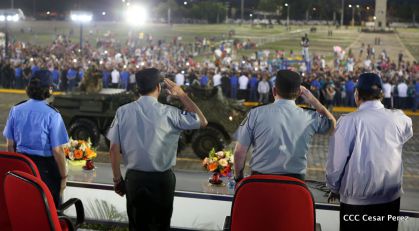Desfile por el 37 Aniversario del Ejército de Nicaragua