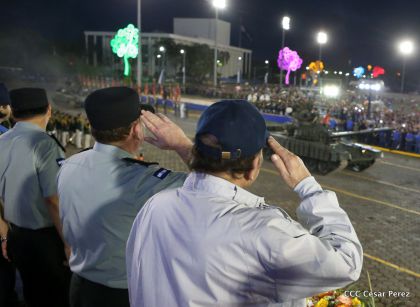 Desfile por el 37 Aniversario del Ejército de Nicaragua