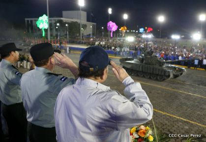 Desfile por el 37 Aniversario del Ejército de Nicaragua