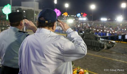 Desfile por el 37 Aniversario del Ejército de Nicaragua