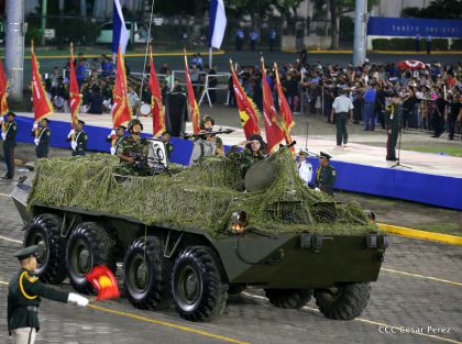 Desfile por el 37 Aniversario del Ejército de Nicaragua
