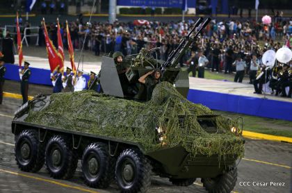 Desfile por el 37 Aniversario del Ejército de Nicaragua