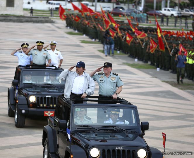 Desfile por el 37 Aniversario del Ejército de Nicaragua