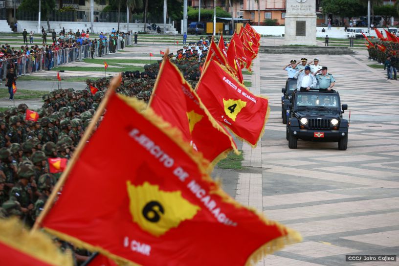 Desfile por el 37 Aniversario del Ejército de Nicaragua