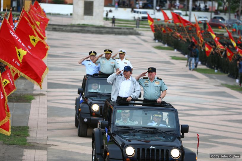 Desfile por el 37 Aniversario del Ejército de Nicaragua