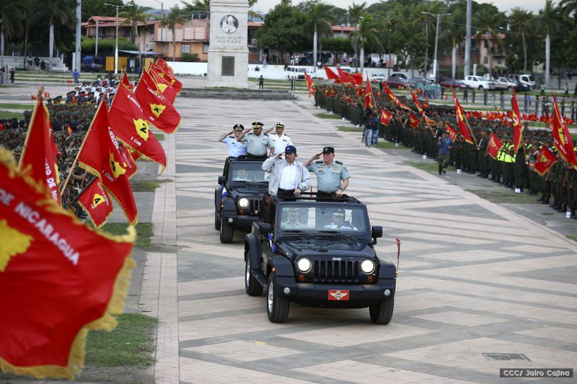 Desfile por el 37 Aniversario del Ejército de Nicaragua