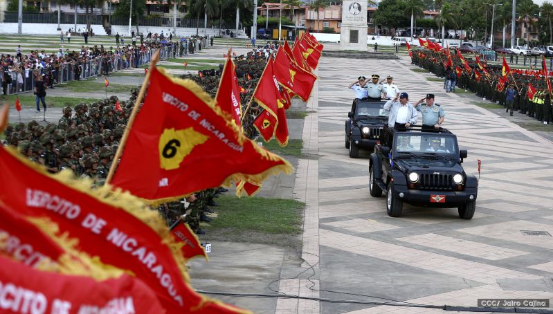 Desfile por el 37 Aniversario del Ejército de Nicaragua